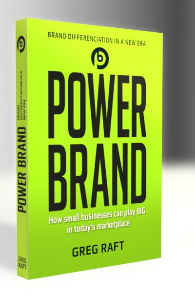 POWER BRAND ON WHITE BKGD